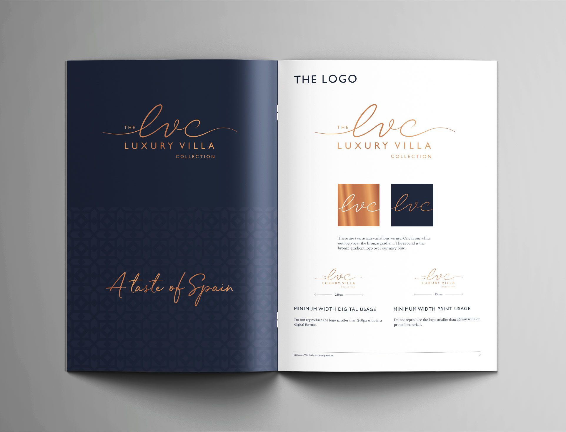 The Luxury Villa Collection brand guidelines